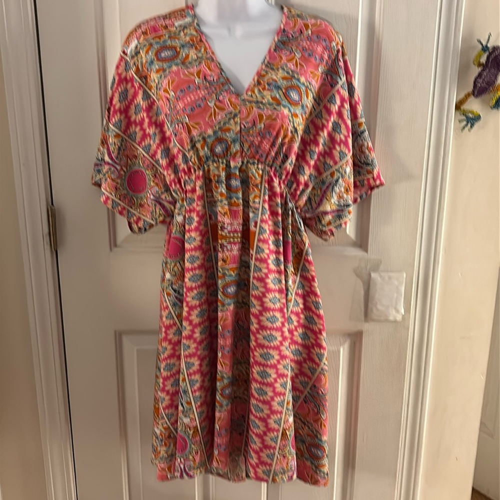 Colorful boho dress
